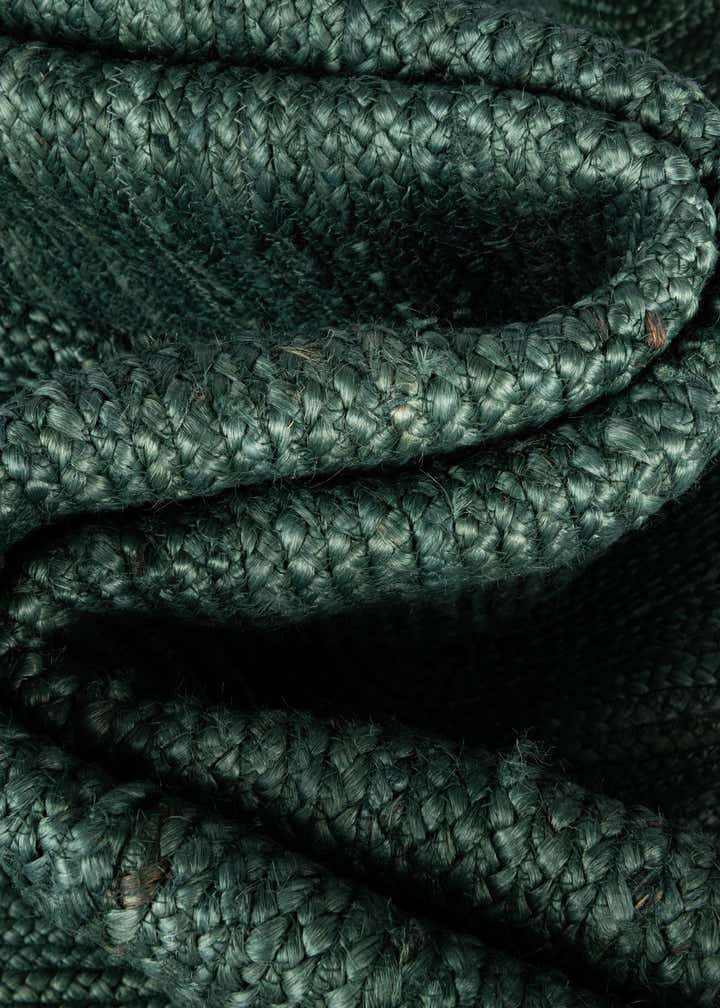 2' 7 x 12' Handmade Braided Jute Runner Rug