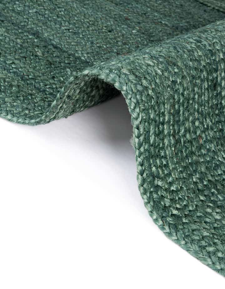 2' x 6' 1 Handmade Braided Jute Runner Rug