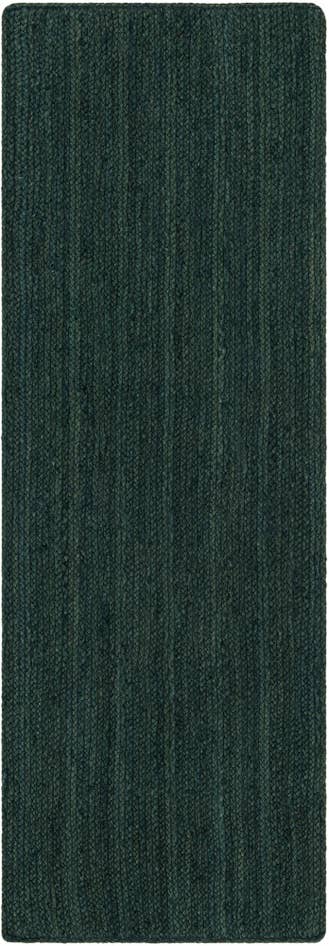 Detail image of 2' x 6' 1 Handmade Braided Jute Runner Rug