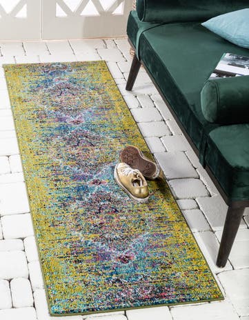 2' 7 x 10' Washable Carnevale Runner Rug