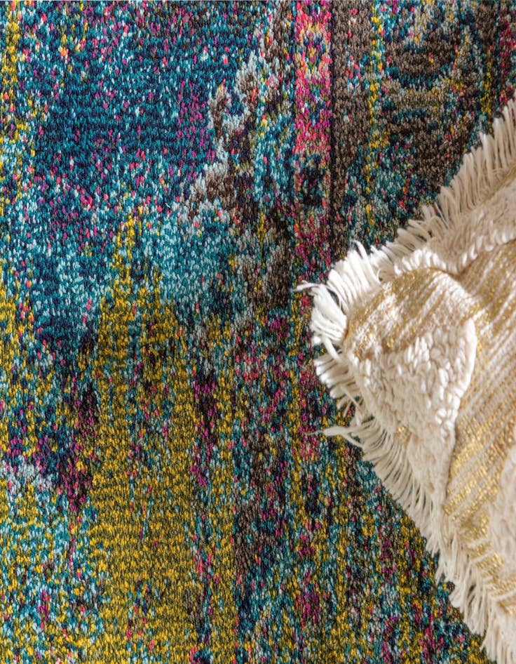 Detail image of 2' 7 x 10' Washable Carnevale Runner Rug