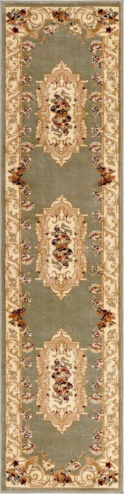 60cm x 245cm Klassischer Aubusson Läufer Teppich