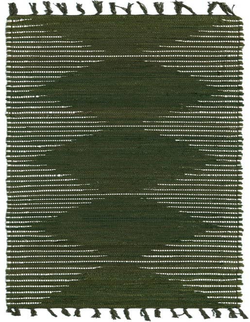 Detail image of 2' x 8' Hand Woven Chindi Cotton Runner Rug