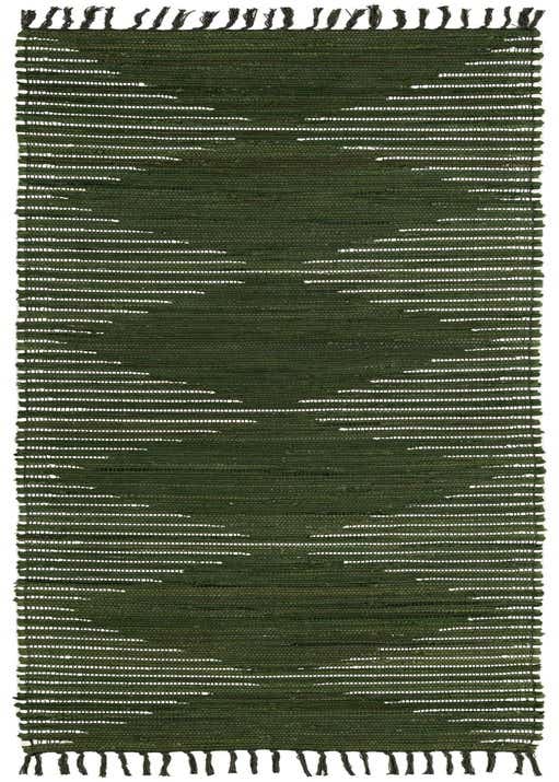 2' 8 x 9' Hand Woven Chindi Cotton Runner Rug