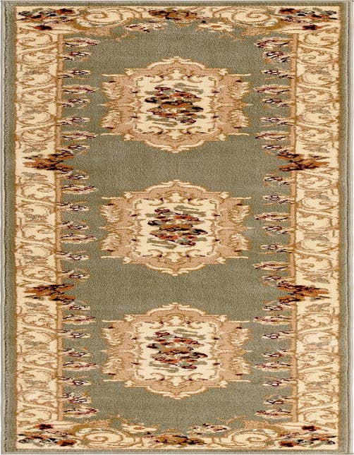 Detail image of 2' x 8' Classic Aubusson Runner Rug