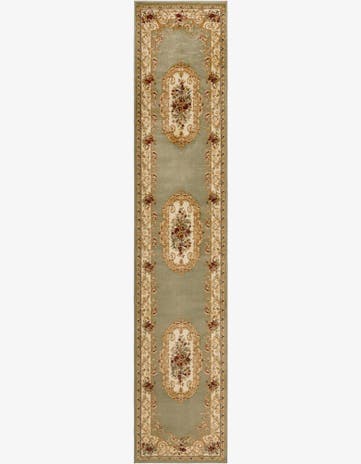 2' 7 x 13' Classic Aubusson Runner Rug
