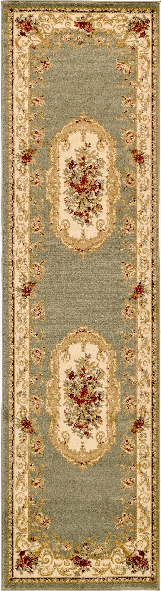 2' 7 x 10' Classic Aubusson Runner Rug