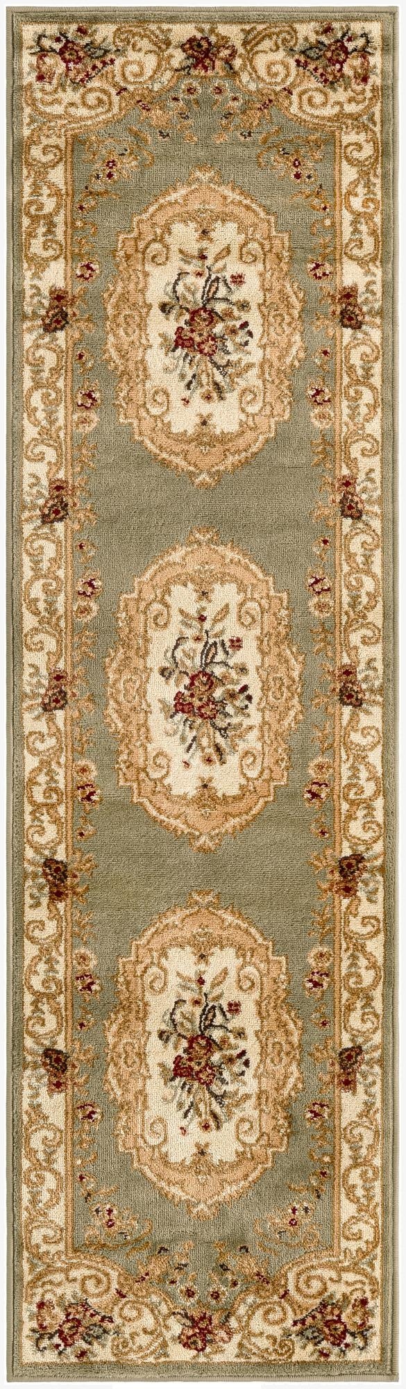 2' x 7' Classic Aubusson Runner Rug