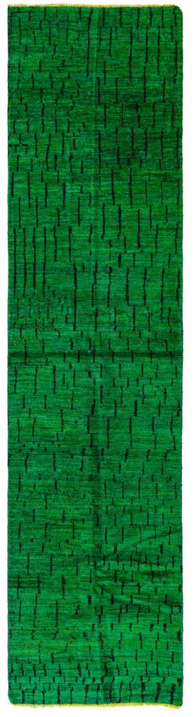 3' x 12' 1 Hand Knotted Darya Wool Runner Rug