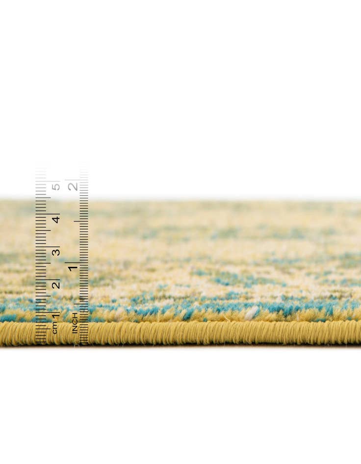 Detail image of 2' 2 x 6' 9 Washable Fleur Runner Rug