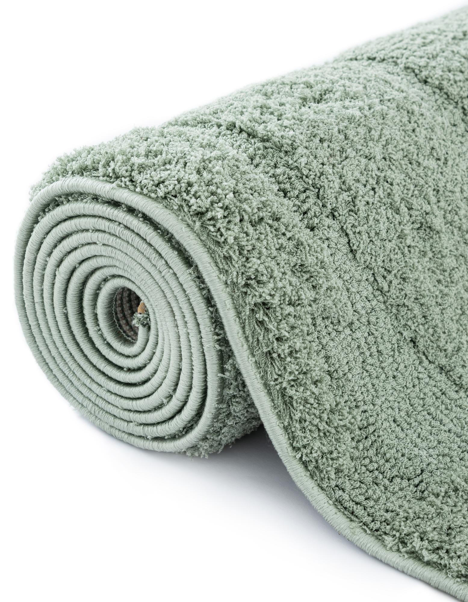 2' 7 x 10' Floral Shag Runner Rug