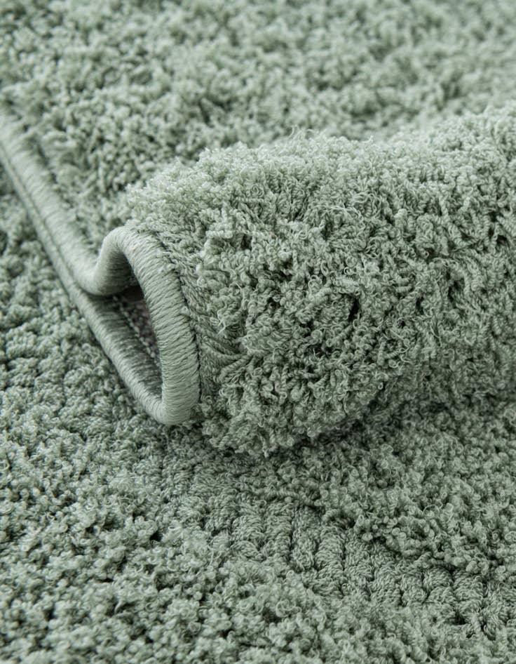 Detail image of 2' 7 x 10' Floral Shag Runner Rug