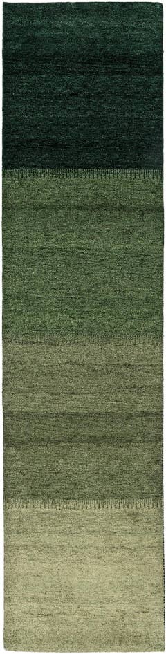 Detail image of 2' 8 x 10' 10 Hand Knotted Gabbeh Wool Runner Rug