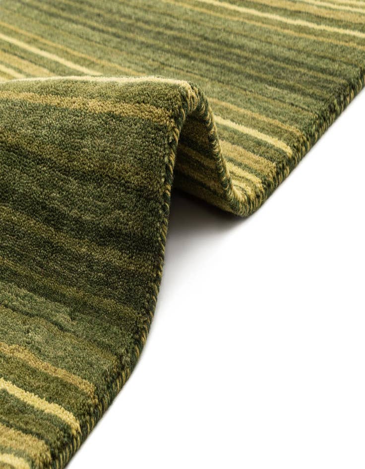 Detail image of 2' 4 x 4' 8  Hand Knotted Gabbeh Wool Runner Rug