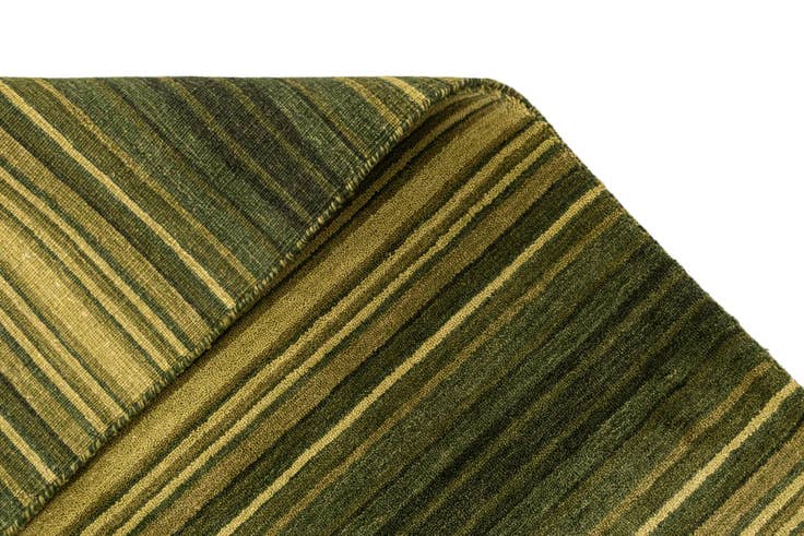 Detail image of 2' 4 x 4' 8 Hand Knotted Gabbeh Wool Runner Rug