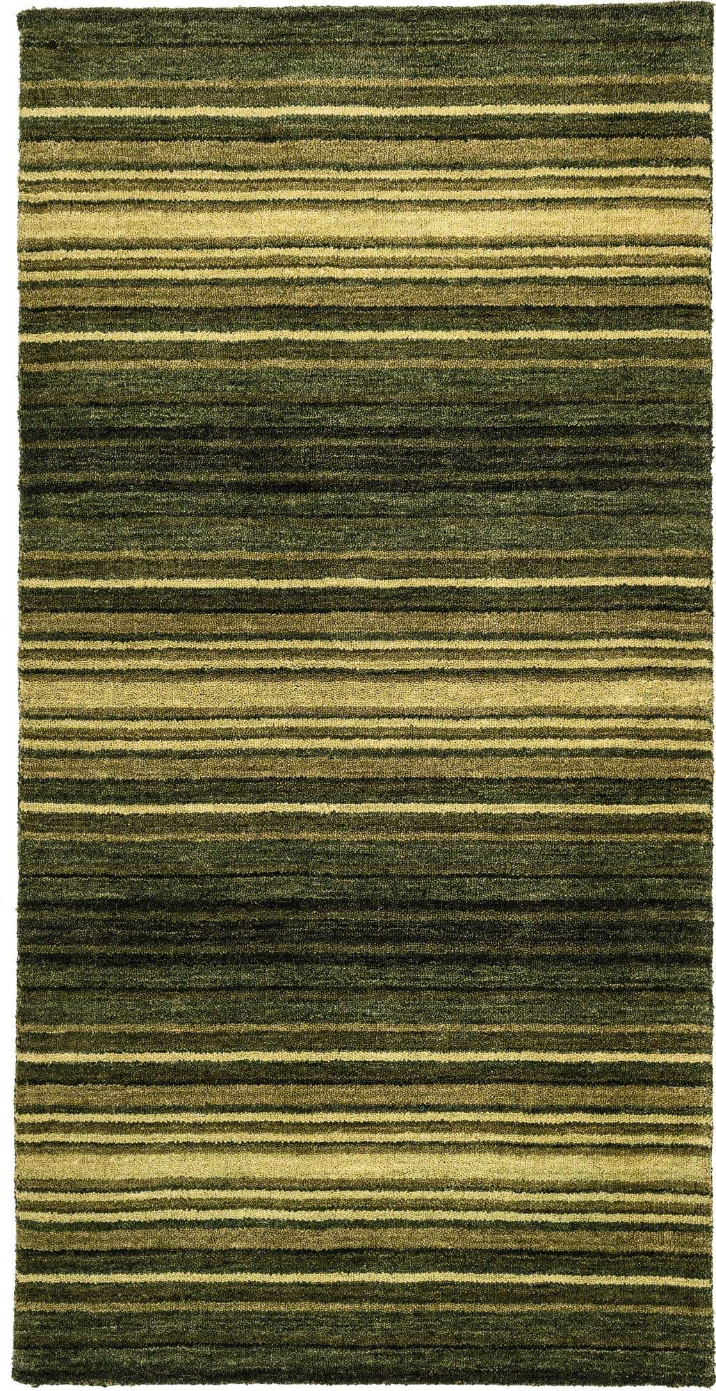2' 4 x 4' 8 Hand Knotted Gabbeh Wool Runner Rug