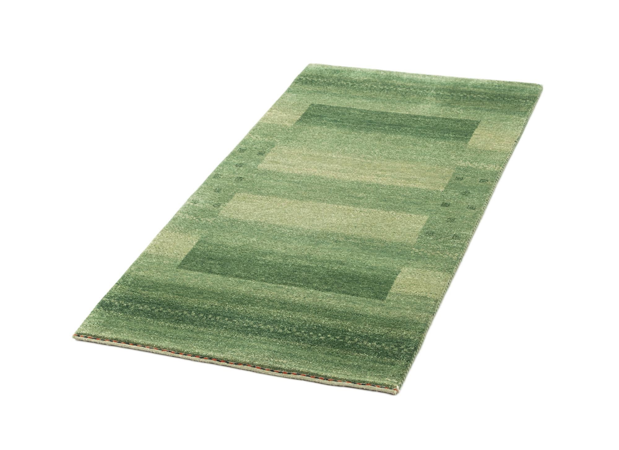 2' 4 x 4' 7 Gabbeh Wool Runner Rug