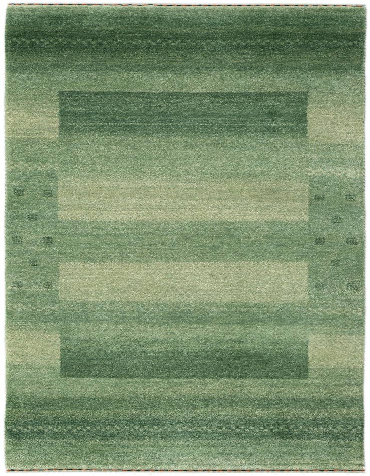 Detail image of 2' 4 x 4' 7 Gabbeh Wool Runner Rug