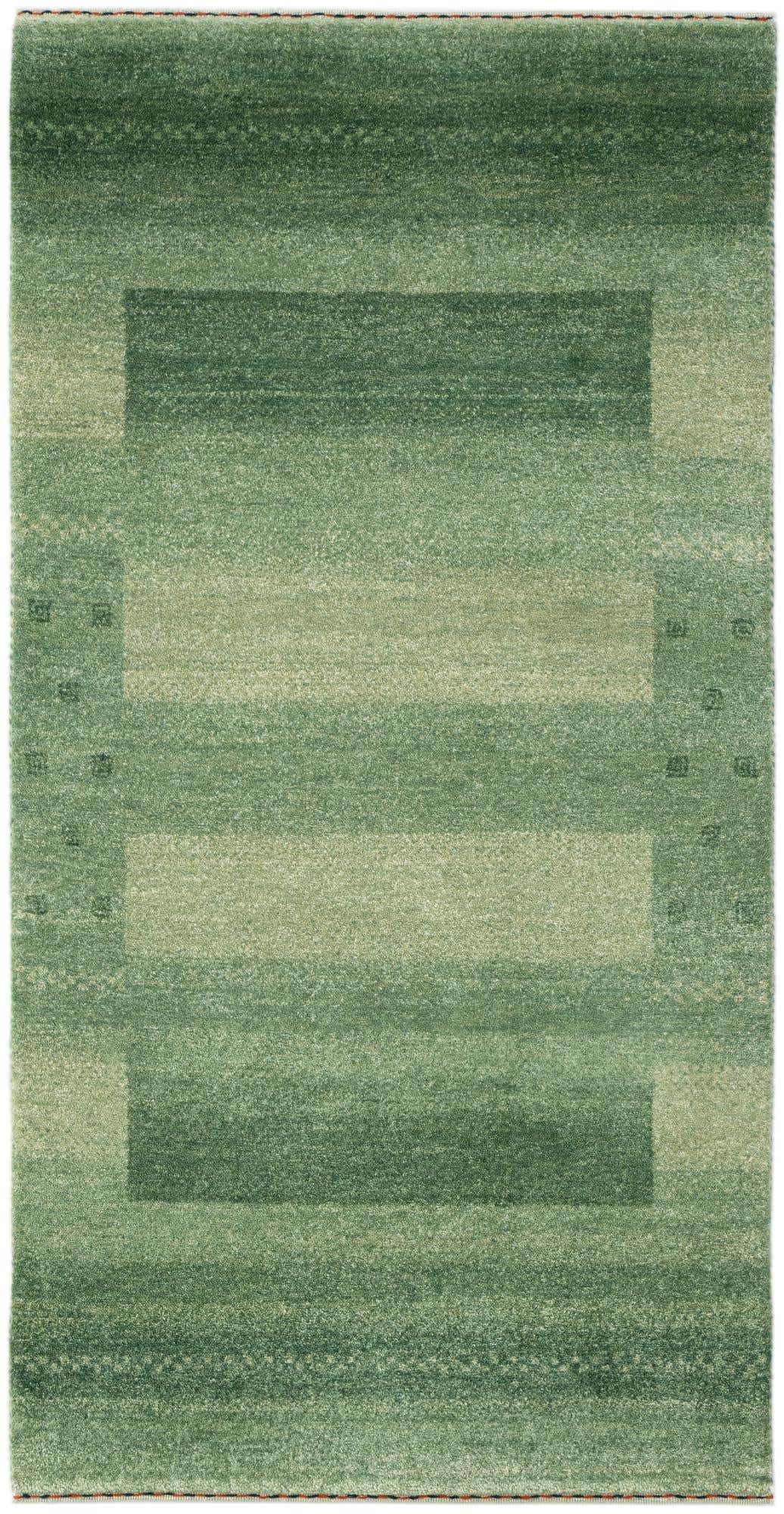 2' 4 x 4' 7 Gabbeh Wool Runner Rug