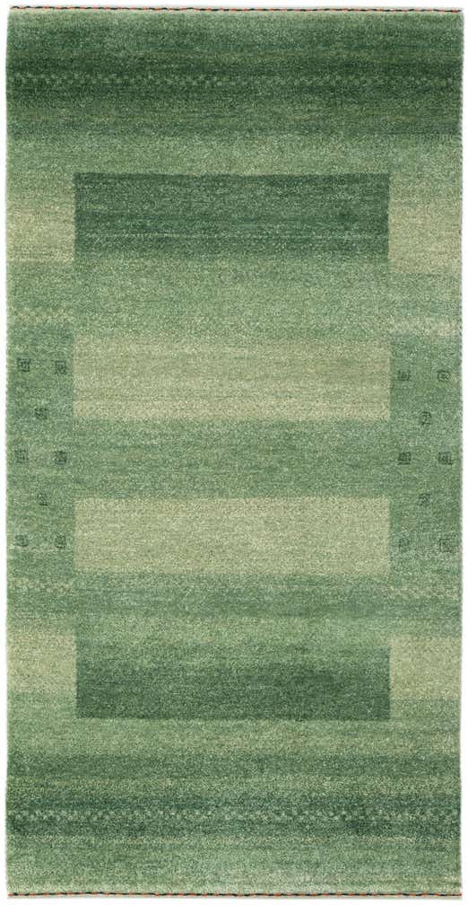 2' 4 x 4' 7 Gabbeh Wool Runner Rug