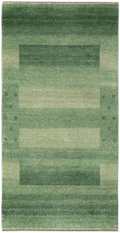 Detail image of 2' 4 x 4' 7 Gabbeh Wool Runner Rug