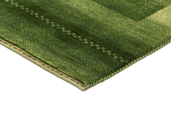 2' 4 x 4' 7 Hand Knotted Gabbeh Wool Runner Rug