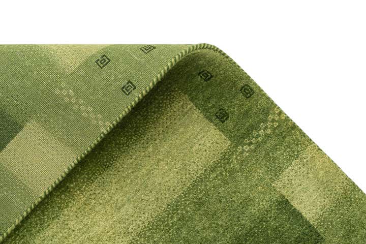2' 4 x 4' 7 Hand Knotted Gabbeh Wool Runner Rug