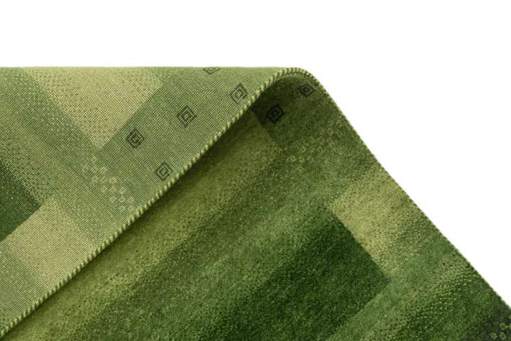 2' 4 x 4' 7 Hand Knotted Gabbeh Wool Runner Rug