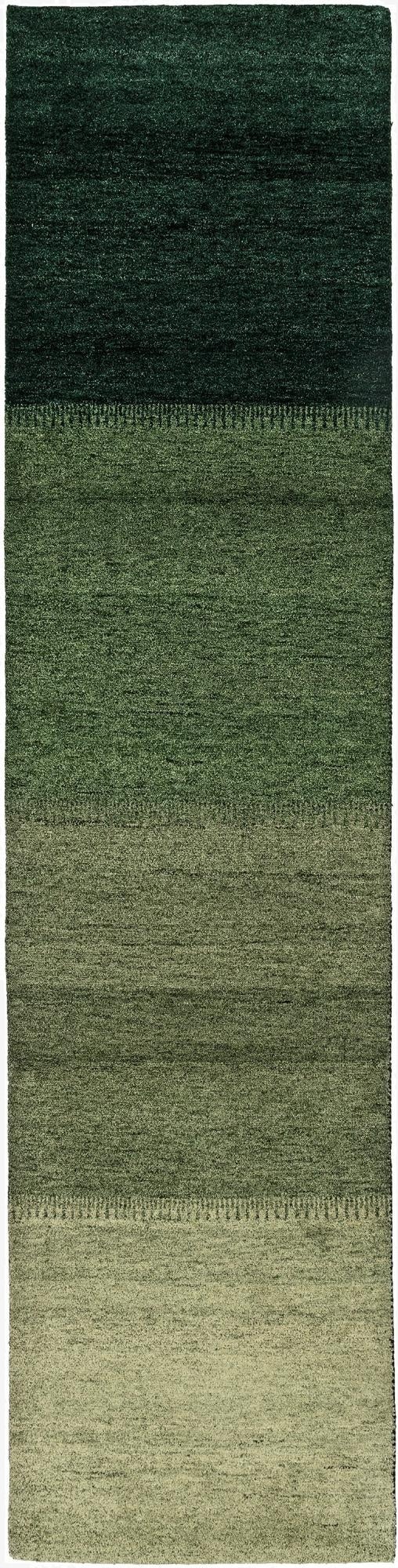 2' 8 x 10' 10  Hand Knotted Gabbeh Wool Runner Rug