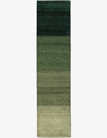 2' 8 x 10' 10 Hand Knotted Gabbeh Wool Runner Rug