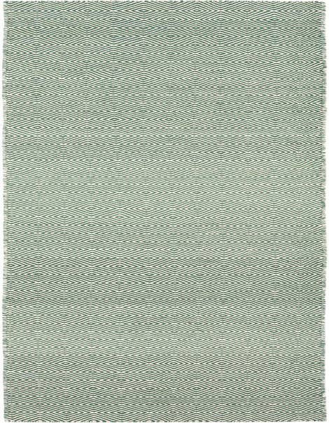 Detail image of 2' 7 x 12' Hand Woven Geo Trellis Flatweave Runner Rug