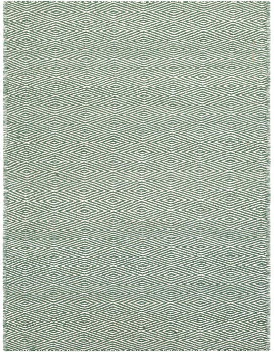 Detail image of 2' x 8' Hand Woven Geo Trellis Flatweave Runner Rug