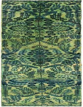 Detail image of 1' 10 x 10' 11 Hamedan Runner Rug