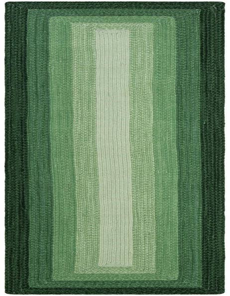 Detail image of 2' 7 x 12' Hand Braided Wool Runner Rug