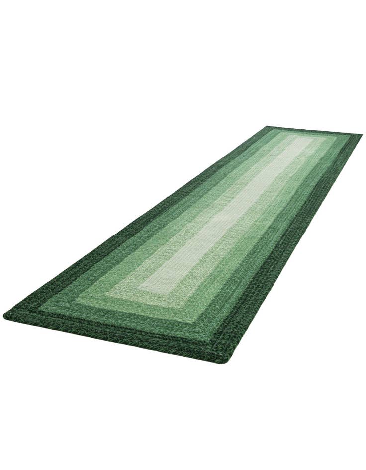 Detail image of 2' 7 x 12' Hand Braided Wool Runner Rug