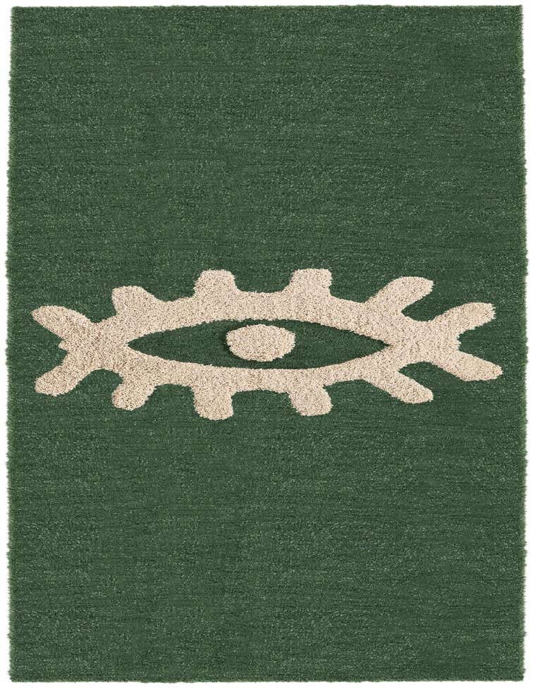 2' x 6' 1 Handtufted Wool Runner Rug