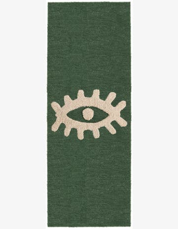 2' x 6' 1 Handtufted Wool Runner Rug