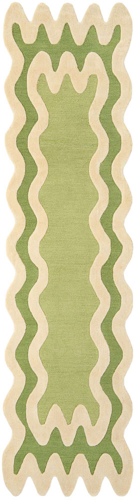 2' 7 x 10' Happy Rugs Wiggles Wool Runner