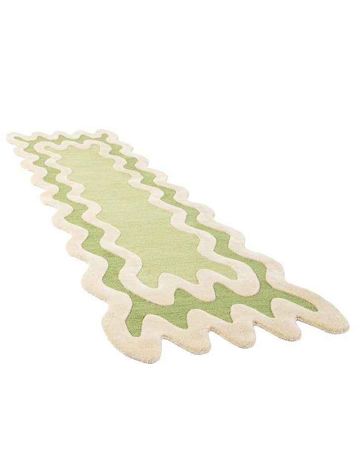 Detail image of 2' 7 x 10' Happy Rugs Wiggles Wool Runner