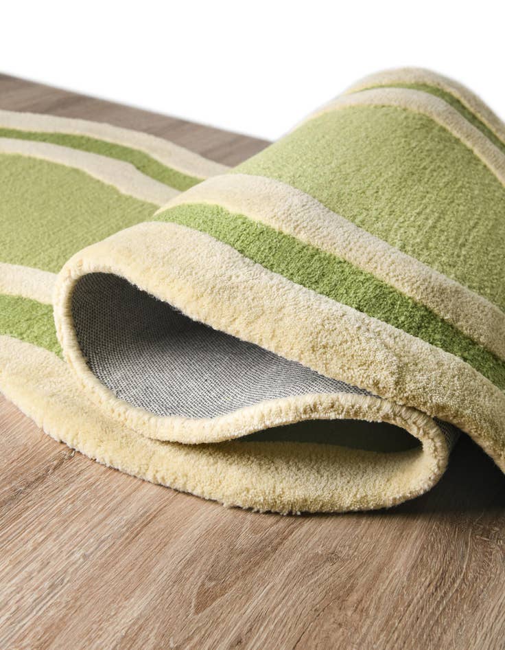 Detail image of 2' 7 x 10' Happy Rugs Wiggles Wool Runner