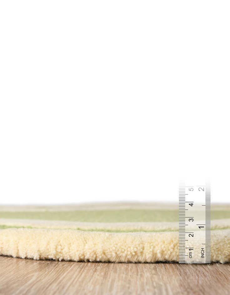 Detail image of 2' 7 x 10' Happy Rugs Wiggles Wool Runner