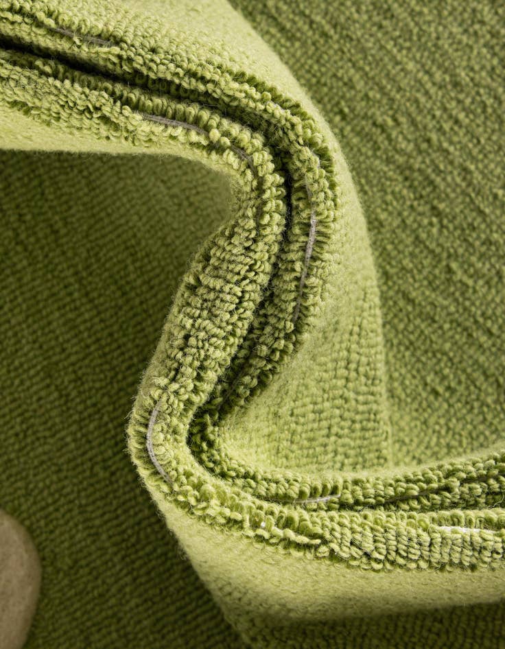 Detail image of 2' x 6' 1 Happy Rugs Wool Runner