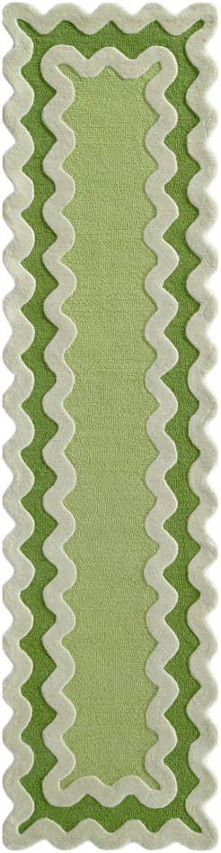 Detail image of 2' 7 x 10' Happy Rugs Wool Runner