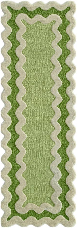 Detail image of 2' x 6' 1 Happy Rugs Wool Runner