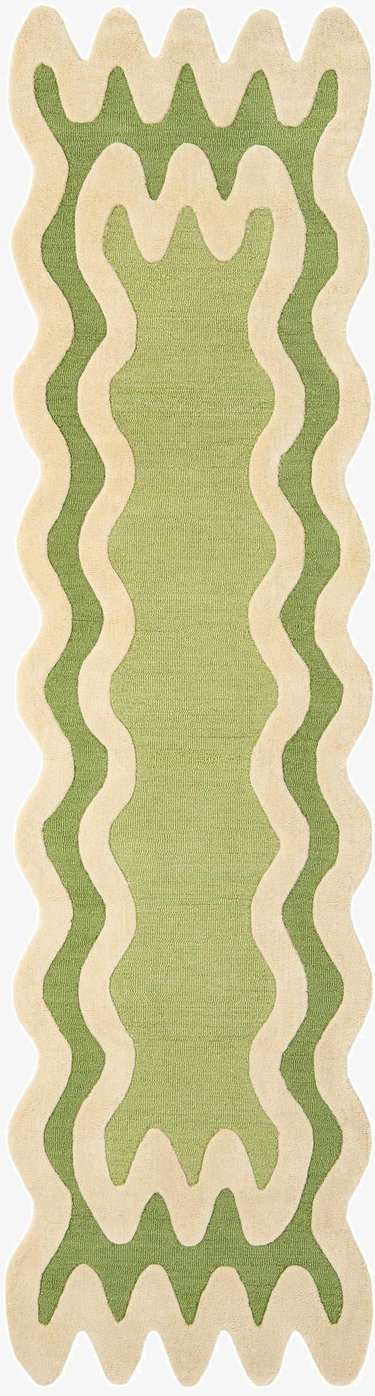 80cm x 305cm Happy Rugs Wiggles Wool Runner