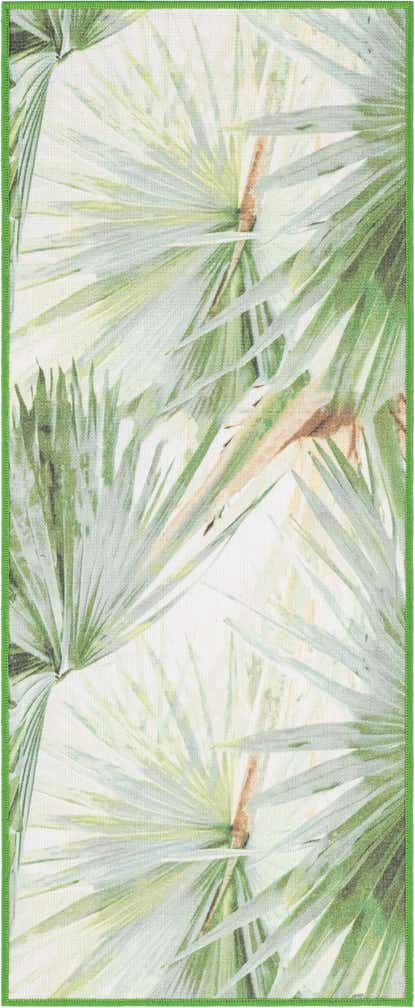 2' x 5' 1 Easy-Clean Jill Zarin Caribbean Indoor / Outdoor Runner Rug