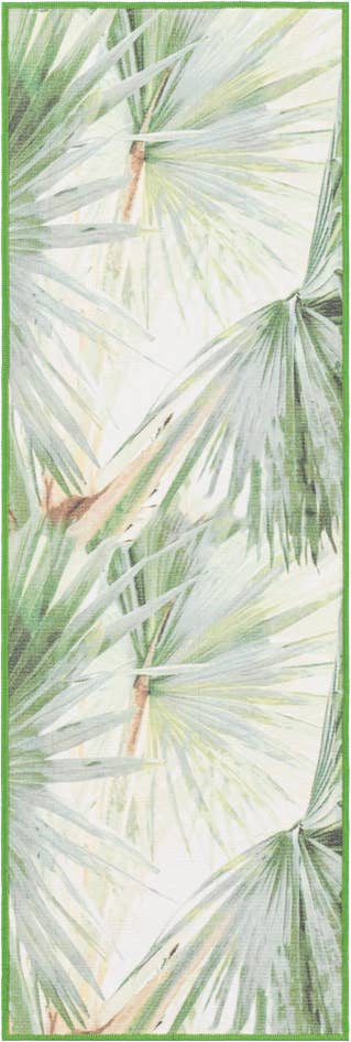 Detail image of 2' x 6' 1 Easy-Clean Jill Zarin Caribbean Indoor / Outdoor Runner Rug
