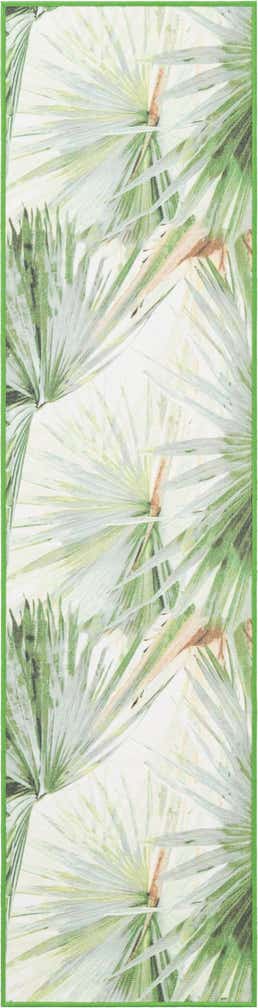 2' x 8' Easy-Clean Jill Zarin Caribbean Indoor / Outdoor Runner Rug