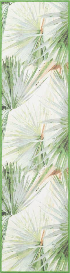 Detail image of 2' x 8' Easy-Clean Jill Zarin Caribbean Indoor / Outdoor Runner Rug