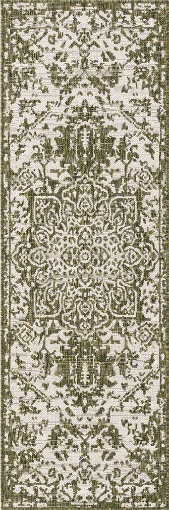 2' x 6' Easy-Clean Jill Zarin Dubai Indoor / Outdoor Runner Rug